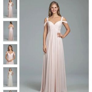 Hayley Paige Occasions Chiffon Dress 5801